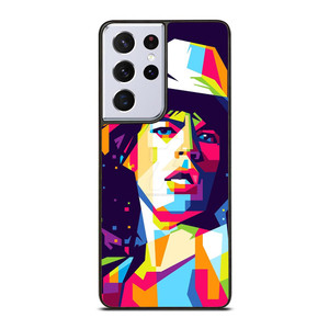 MICK JAGGER WPAP ART Samsung Galaxy S21 Ultra Case
