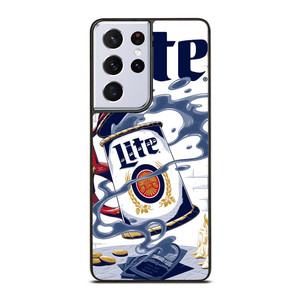 MILLER LITE SHAKE BEER Samsung Galaxy S21 Ultra Case MILLER LITE SHAKE BEER Samsung Galaxy S21 Ultra Case