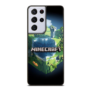 MINECRAFT GAME WORLD LOGO Samsung Galaxy S21 Ultra Case