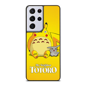 MY NEIGHBOR TOTORO X PIKACHU POKEMON Samsung Galaxy S21 Ultra Case MY NEIGHBOR TOTORO X PIKACHU POKEMON Samsung Galaxy S21 Ultra Case