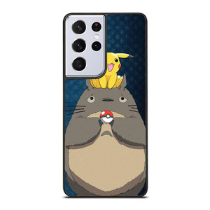 MY NEIGHBOR TOTORO X POKEMON PIKACHU Samsung Galaxy S21 Ultra Case MY NEIGHBOR TOTORO X POKEMON PIKACHU Samsung Galaxy S21 Ultra Case
