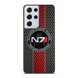 N7 MASS EFFECT PLATE LOGO Samsung Galaxy S21 Ultra Case
