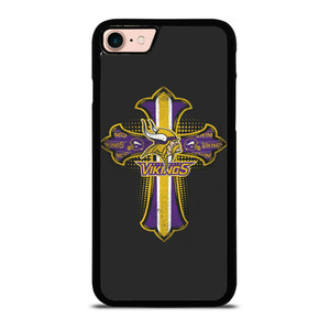 MINNESOTA VIKINGS LOGO CROSS iPhone 8 Case MINNESOTA VIKINGS LOGO CROSS iPhone 8 Case