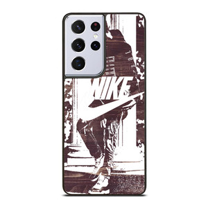 NIKE STREET URBAN BLACK WHITE Samsung Galaxy S21 Ultra Case