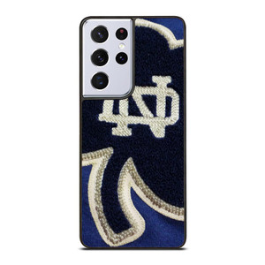 NOTRE DAME BLUE SHAMROCK LOGO Samsung Galaxy S21 Ultra Case