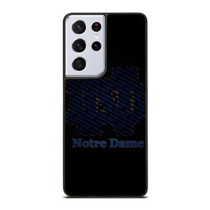 NOTRE DAME IRISH LOGO PATTERN Samsung Galaxy S21 Ultra Case
