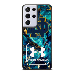 NOTRE DAME VS UNDER ARMOUR MARBLE BLUE Samsung Galaxy S21 Ultra Case NOTRE DAME VS UNDER ARMOUR MARBLE BLUE Samsung Galaxy S21 Ultra Case