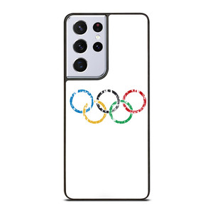 OLYMPIC RINGS LOGO BRUSHED Samsung Galaxy S21 Ultra Case