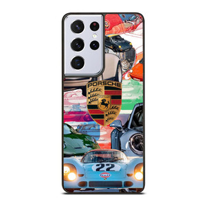 PORSCHE COLLAGE POSTER Samsung Galaxy S21 Ultra Case