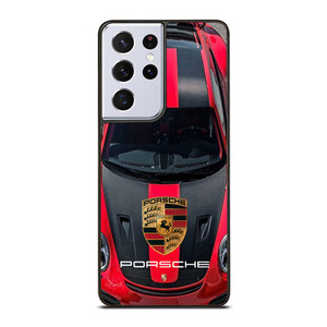 PORSCHE RED CAR LOGO Samsung Galaxy S21 Ultra Case