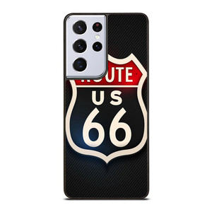 ROUTE 66 STREET US LOGO CARBON Samsung Galaxy S21 Ultra Case