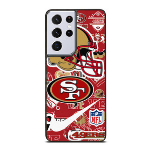 SAN FRANCISCO 49ERS NFL STICKER BOMB Samsung Galaxy S21 Ultra Case