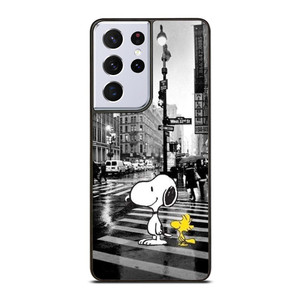 SNOOPY STREET RAIN Samsung Galaxy S21 Ultra Case