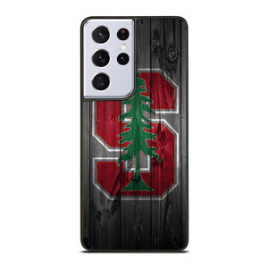 STANFORD CARDINAL WOODEN LOGO Samsung Galaxy S21 Ultra Case