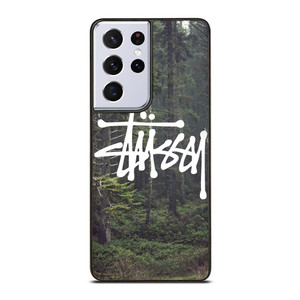 STUSSY SPOOKY FOREST LOGO Samsung Galaxy S21 Ultra Case