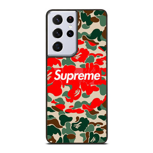 SUPREME BAPE CAMO Samsung Galaxy S21 Ultra Case SUPREME BAPE CAMO Samsung Galaxy S21 Ultra Case