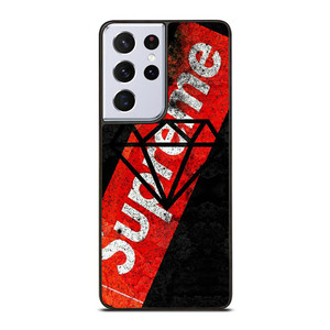SUPREME X DIAMOND SUPPLY CO BLACK Samsung Galaxy S21 Ultra Case SUPREME X DIAMOND SUPPLY CO BLACK Samsung Galaxy S21 Ultra Case