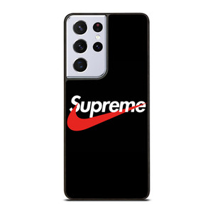 SUPREME X NIKE BLACK LOGO Samsung Galaxy S21 Ultra Case SUPREME X NIKE BLACK LOGO Samsung Galaxy S21 Ultra Case