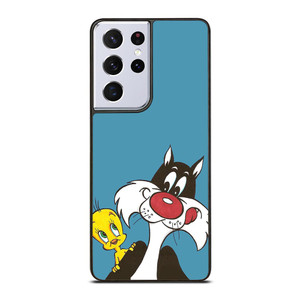 SYLVESTER AND TWEETY CLASSIC CARTOON Samsung Galaxy S21 Ultra Case