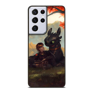 TOOTHLESS AND HICCUP ART Samsung Galaxy S21 Ultra Case