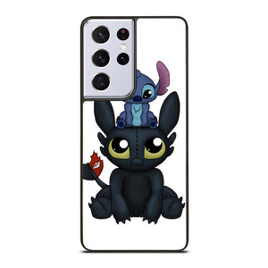 TOOTHLESS AND STITCH CARTOON Samsung Galaxy S21 Ultra Case
