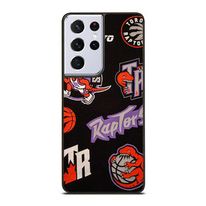 TORONTO RAPTORS LOGO COLLAGE Samsung Galaxy S21 Ultra Case