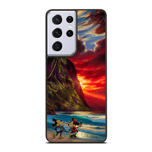 TROPICAL BEAUTIFUL MICKEY MINNIE Samsung Galaxy S21 Ultra Case