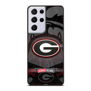UNIVERSITY OF GEORGIA BULLDOGS UGA BLACK Samsung Galaxy S21 Ultra Case