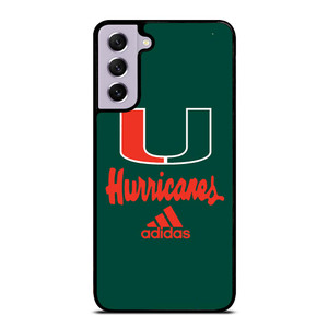 MIAMI HURRICANES GREEN LOGO Samsung Galaxy S21 FE Case
