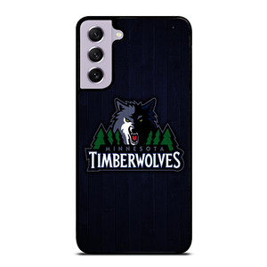 MINNESOTA TIMBERWOLVES WOODEN LOGO Samsung Galaxy S21 FE Case