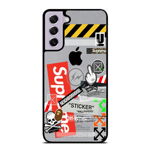 OFF WHITE SUPREME Samsung Galaxy S21 FE Case OFF WHITE SUPREME Samsung Galaxy S21 FE Case