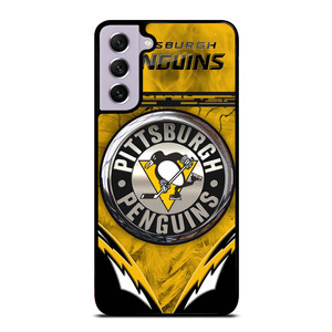 PITTSBURGH PENGUINS METAL NHL Samsung Galaxy S21 FE Case