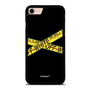 OFF WHITE LOGO POLICE LINE iPhone 8 Case