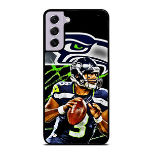 RUSSELL WILSON SEATTLE SEAHAWKS ART Samsung Galaxy S21 FE Case