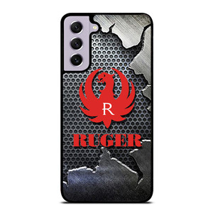 STURM RUGER FIREARM METAL LOGO 2 Samsung Galaxy S21 FE Case STURM RUGER FIREARM METAL LOGO 2 Samsung Galaxy S21 FE Case