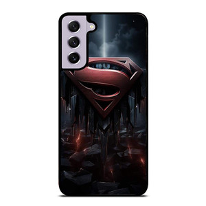 SUPERMAN DARK LOGO ICON Samsung Galaxy S21 FE Case