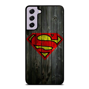 SUPERMAN WOODEN LOGO Samsung Galaxy S21 FE Case