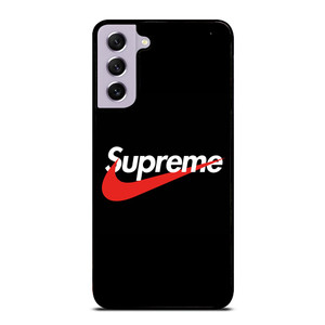SUPREME X NIKE BLACK LOGO Samsung Galaxy S21 FE Case SUPREME X NIKE BLACK LOGO Samsung Galaxy S21 FE Case