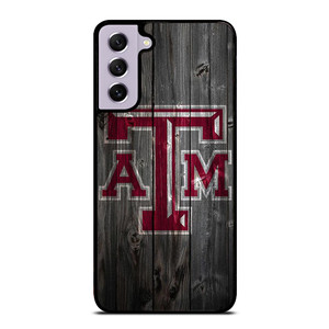 TEXAS AGGIES WOODEN LOGO Samsung Galaxy S21 FE Case