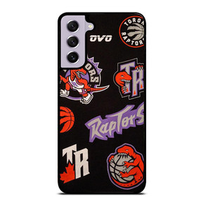 TORONTO RAPTORS LOGO COLLAGE Samsung Galaxy S21 FE Case