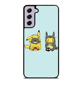 TOTORO X PIKACHU CARTOON Samsung Galaxy S21 FE Case