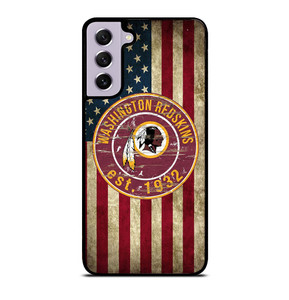 WASHINGTON REDSKINS AMERICAN FLAG Samsung Galaxy S21 FE Case