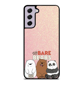 WE BARE BEARS PINK GILTTER Samsung Galaxy S21 FE Case