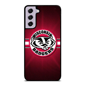 WISCONSIN BADGER METAL LOGO Samsung Galaxy S21 FE Case