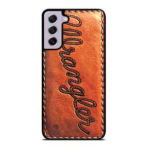 WRANGLER JEANS LOGO LEATHER Samsung Galaxy S21 FE Case