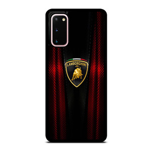 LAMBORGHINI RED CARBON Samsung Galaxy S20 Case LAMBORGHINI RED CARBON Samsung Galaxy S20 Case