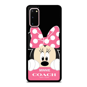 MINNIE MOUSE PINK COACH NEW YORK Samsung Galaxy S20 Case MINNIE MOUSE PINK COACH NEW YORK Samsung Galaxy S20 Case