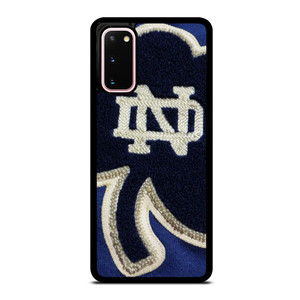 NOTRE DAME BLUE SHAMROCK LOGO Samsung Galaxy S20 Case NOTRE DAME BLUE SHAMROCK LOGO Samsung Galaxy S20 Case