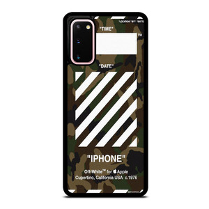 OFF WHITE CAMO ARMY Samsung Galaxy S20 Case