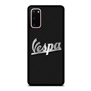 PIAGGIO VESPA METAL CARBON LOGO Samsung Galaxy S20 Case PIAGGIO VESPA METAL CARBON LOGO Samsung Galaxy S20 Case